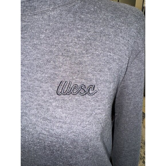 NWT Wesc Unisex Long Sleeve Turtleneck Soft Jersey Top Grey Athleisure Outdoors - Picture 5 of 10